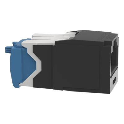 Jack RJ45 / Cat 6A / UTP / 8P8C / Tool-Free / 22-26 AWG / -10°C a 65°C / Negro