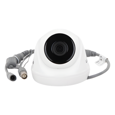 Cámara Turret TURBOHD / 5 Megapixel / 85° de Apertura / IR EXIR 20 m (65.6 ft) / 4 Tecnologías de Video / Interior / Policarbonato