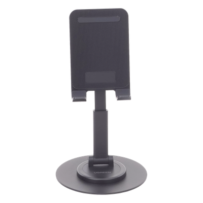 Soporte para Dispositivo Móvil / Rotación 360° / Altura Ajustable 17-20 cm (6.7-7.9 in) / Ángulo 0-130° / Plegable 4.32 cm (1.7 in) / Aluminio