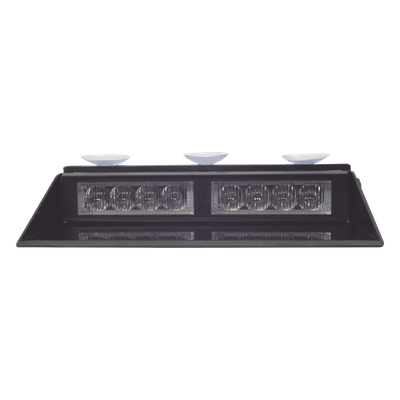 Luz de visera para interior / 12 VCC / 22 patrones de destello / 8 LED / 4.5 x 1.9 x 1.0 in