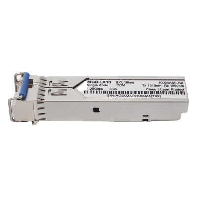 Transceptor WDM Mini-GBIC SFP 1G / LC / Fibra Monomodo / 10 km / TX 1310nm RX 1550nm