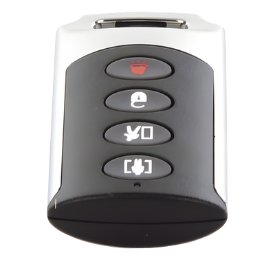 Control Remoto Inalámbrico / 4 Botones Programables / Uso Rudo / 433.92 MHz / Batería 5 Años / Compatible DSC Power Series