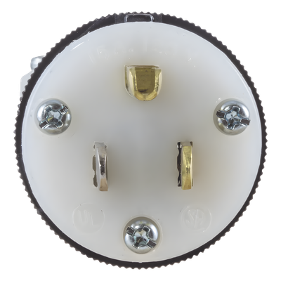 Clavija Entrada Recta / 15A 125V / 2 Polos 3 Hilos / NEMA 5-15P / Grado Industrial-Comercial / -40°C a 75°C / 2000V Dieléctrico
