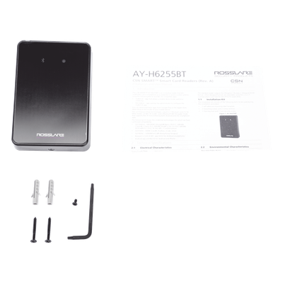 Lector de Control de Acceso / 13.56 MHz / Bluetooth BLE-ID / Salida OSDP-Wiegand / 3 cm / 12VCC