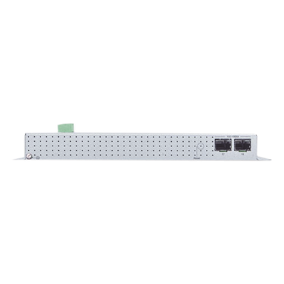 Switch Industrial Administrable Capa 2 de Pared / 16 Puertos PoE 802.3at Gigabit / 2 Puertos SFP / IP40 / -10 a 60 °C / 240W