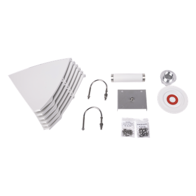 Antena Direccional / 4.9 - 6.5 GHz / 30 dBi / Doble Polaridad 45° y 90° / Haz 5° / 2 ft (0.6 m)
