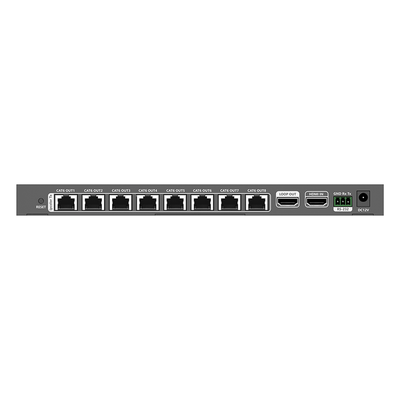 Extensor HDMI sobre IP / 1x8 Distribuidor / 4K @ 60 Hz / 70 m (229.7 ft) / HDR10 / 18 Gbps / PoC / S/PDIF / RS232
