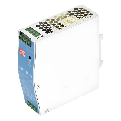 Fuente de Poder para Riel DIN / 120W / Salida 24Vcc 5A / Entrada Universal 90-264Vca / Eficiencia 88%