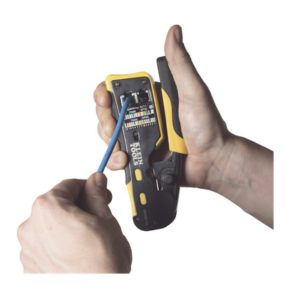 Ponchadora/Pelacables/Cortacables / Conectores Pass-Thru RJ45 / RJ11/RJ12 Estándar / Matraca Ciclo Completo / 28-22 AWG
