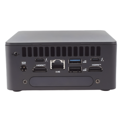 Mini PC Barebone / Core i7-1360P 13ª Gen / Wi-Fi 6E / 2.5GbE / Thunderbolt 4 / 4 Pantallas 4K / 4x4 Pulgadas
