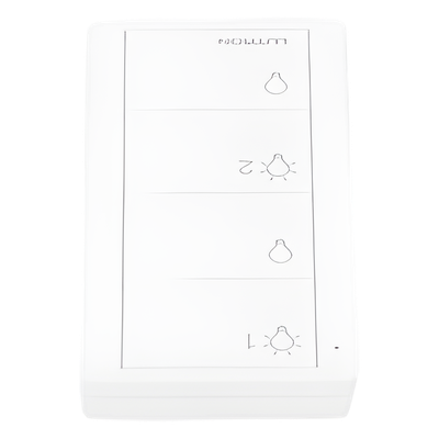 Control Inalámbrico de 4 Botones / 2 Zonas de Iluminación / Clear Connect RF / Alcance 18 m (59.1 ft) Línea de Vista / Batería 10 Años