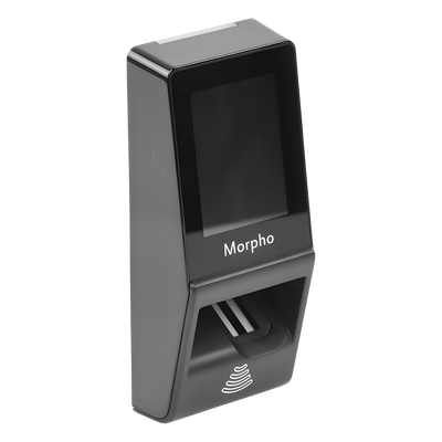 Lector de Huella Biométrico / Sensor Óptico FBI PIV-IQS / Pantalla Táctil 2.8 Pulgadas / Almacenamiento 10,000 Usuarios / IP65 / PoE y 12-24V DC / Lector PROX HID / Ethernet, RS485, USB, Wi-Fi