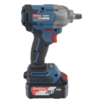 Llave de Impacto Inalámbrica / 20 V / 488 Nm / Motor Sin Escobillas / 3 Velocidades / Portabrocas 1/2 in / 2 Baterías 4.0 Ah