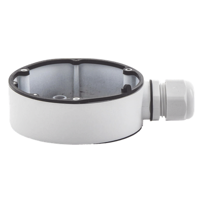 Caja de Conexiones para Mini Domo / Exterior IP66 / Aleación de Aluminio / Carga 4.5 kg / Ø137 x 42 mm