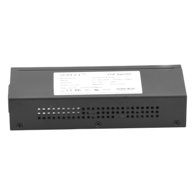Inyector PoE / 56 Vcc / 30 Watts / Para Domos PTZ / 802.3af/at / 110-240 Vca / Endspan y Midspan