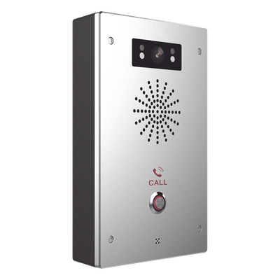Video Intercomunicador IP / 2 Líneas SIP / Cámara 2 Megapixel / IR Nocturno / IP65 / IK10 / PoE / -40°C a 70°C
