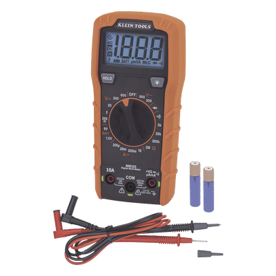 Multímetro Digital / 600 V CA/CD / 10 A CD / 2 MΩ / CAT III 600 V / Retroiluminado / Caída 2 m (6.6 ft)