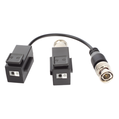 Transceptor de Video Pasivo / Hasta 8 MP (4K) / Distancia 400 m (1312.3 ft) / Inmunidad 60 dB / Audio por Coaxitron / Push Button