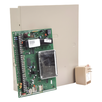 Panel de Control de Alarma / 9 Zonas Cableadas / Expansible a 87 Zonas / 8 Particiones / 75 Códigos de Usuario / Compatible Serie 5800