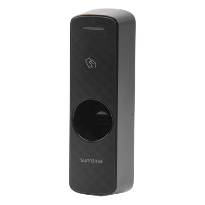 Lector de Huella Esclavo / Multiformato RFID 125 kHz y 13.56 MHz / Interfaz RS-485 / Temperatura -20° a 50°C / IP Compacto