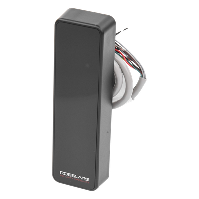 Lector de Tarjetas Inteligente / 13.56 MHz / Multiformato MIFARE-FeliCa-iCLASS / Wiegand 26 / 3 cm / 5.7 x 1.69 x 0.87 in