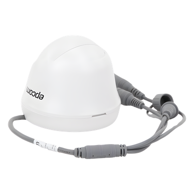 Cámara Turret TURBOHD / 5 Megapixel / 85° de Apertura / IR EXIR 20 m (65.6 ft) / 4 Tecnologías de Video / Interior / Policarbonato