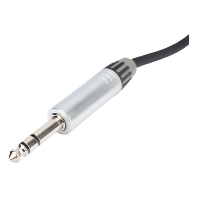Cable de Audio / XLR 3 Polos Hembra a Plug 1/4 in Mono / 3 m (9.8 ft) / Triple Blindaje / Conectores Seetronic Serie M