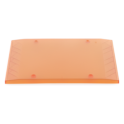 Domo Central de Repuesto / Color Ámbar / Policarbonato UV / Compatible con Barra X67A / Uso Industrial