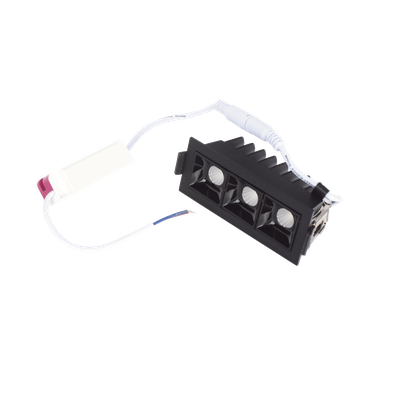 Reflector Empotrable LED / 6 W / 420 lúmenes / 6000 K Luz Fría / Haz 45° / IP20 / 50000 hrs