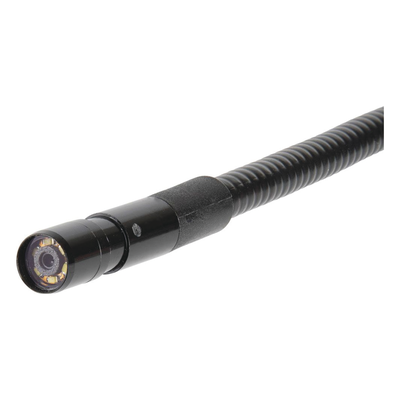 Boroscopio de Inspección / Cámara IP67 / Resolución 640x480 / Cuello de Cisne Blindado 3 m (10 ft) / 6 LED Ajustables / Conexión Android OTG