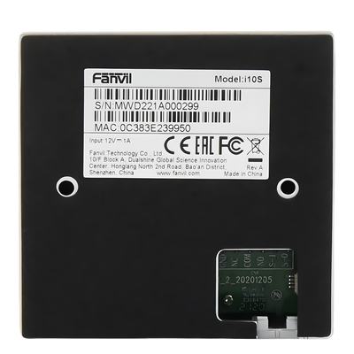 Intercomunicador IP / PoE / 2 Líneas SIP / 1 Relevador / 1 Puerto Entrada / IP54 / Montaje Pared