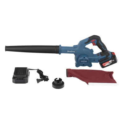 Sopladora Inalámbrica / 20V / Motor Brushless / 3 Velocidades 11000-18000 RPM / 67-110 CFM / 1.9 kg