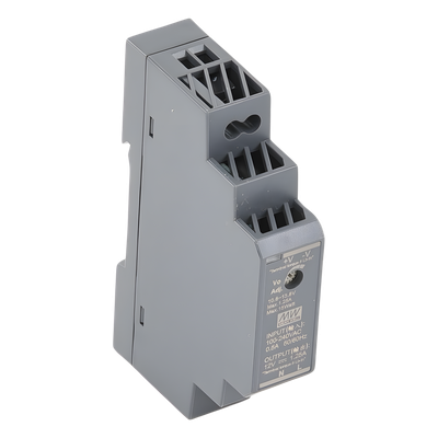 Fuente de Poder Riel DIN / 12VCC / 15W / Entrada Universal 85-264VAC / Ultra Delgada 17.5mm