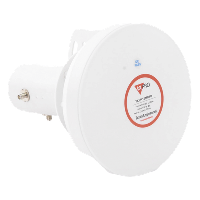 Antena Horn MIMO / 15 dBi / 4.9 - 7 GHz / Polarización Dual V/H 45° / RPSMA / -40 a +70°C (-40 a +158°F)