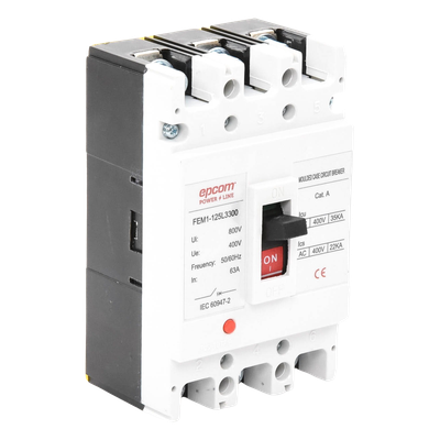 Protector Térmico Trifásico / 63A / 690V CA / 3P / Capacidad de Ruptura 125A / -5°C a +40°C