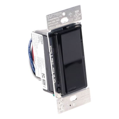 Interruptor Inteligente de Pared / On/Off No Regulable / 120 V / 5 A LED / 600 W Incandescente / 3 A Ventiladores / Control Pico y Smart Hub / Negro