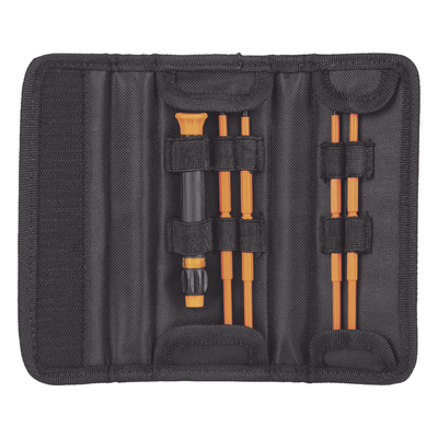 Juego de Desarmadores de Precisión / Aislamiento 1000V / 8 Puntas Intercambiables / Mango Cushion-Grip / ASTM F1505-2021
