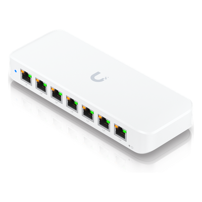Switch PoE Capa 2 / 8 Puertos GbE / 7 Puertos PoE+ / 1 Puerto Entrada PoE++ / Presupuesto PoE 202 W / Conmutación 16 Gbps / Montaje Versátil