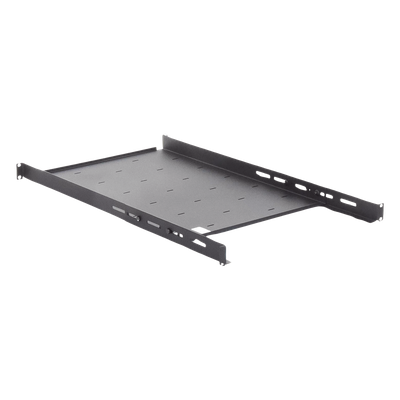 Charola Ajustable para Rack / 19" / 1U / Profundidad 633-816 mm (2.08-2.68 ft) / Acero Calibre 16 / Carga 44 kg (97 lb)
