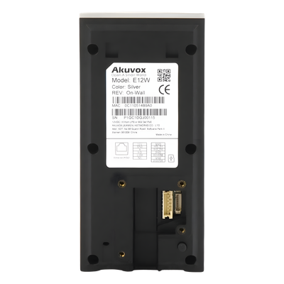Videoportero IP / Wi-Fi / PoE / 2 Megapixel / IP65 / NFC / Bluetooth / Control de Acceso 1 Puerta / SIP / ONVIF