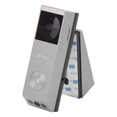 Videoportero IP de Batería / Dual Cámara 3 MP + 2 MP / Panel Solar 1.2W / IR 6 m (19.7 ft) / IP65 / Audio Bidireccional / Wi-Fi