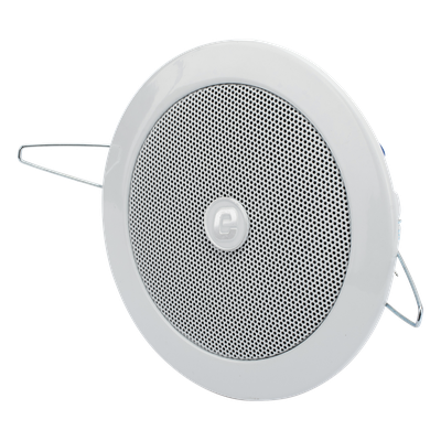 Altavoz de Techo / 4" / 3-6W @ 100V / 70V/100V / Frente Metálico / Resistente a Humedad