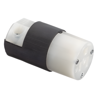 Conector Entrada Recta / 15A / 125V / 2 Polos 3 Hilos / NEMA 5-15R / Grado Industrial-Comercial