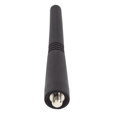 Antena UHF Helicoidal / 400-470 MHz / Ganancia 0 dBd / Perfil Recortado 170 mm / Conector Rosca Monopolo / Omnidireccional Vertical