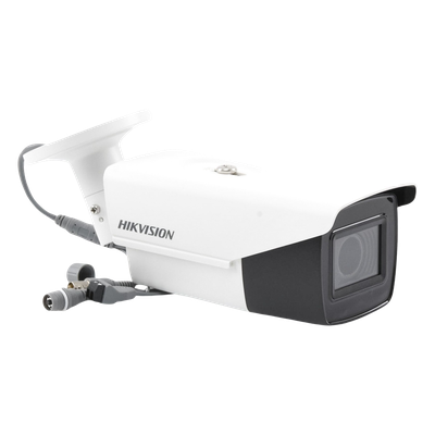 Bala TURBOHD 5 Megapixel / Lente Mot. 2.7 a 13.5 mm / 131 pies IR EXIR / dWDR / TVI-AHD-CVI-CVBS / Exterior IP67 / 12 Vcc / 24 VCA