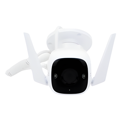 Cámara Bala IP / 3 Megapixel / Wi-Fi 2.4 GHz / IR 30 m (98.4 ft) / Audio Bidireccional / IP66 / MicroSD 128 GB