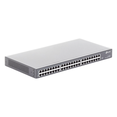 Switch / 48 Puertos Gigabit / 10/100/1000 Mbps / Green Ethernet / Rack o Escritorio
