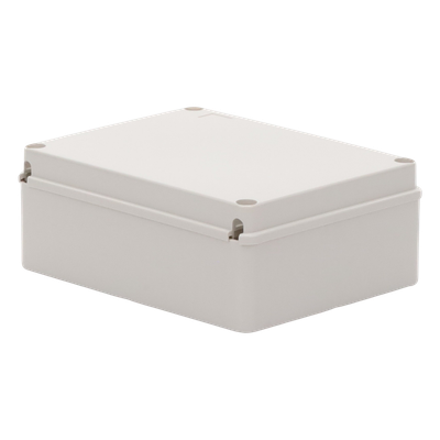 Gabinete de Plástico IP55 / 190 x 240 x 95 mm / Protección EMI y Antiestática / -40 a 120°C / Aplicaciones Solares y Telecomunicaciones