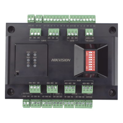 Expansor de Control de Acceso / 2 Puertas / Comunicación RS-485 / 4 Entradas y 2 Salidas Auxiliares / 12V DC / -10°C a 55°C