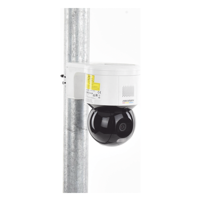 Cámara Domo PT IP / 4 Megapixel / Imagen Color 24/7 / Luz Blanca 30 m (98.4 ft) / Lente 4 mm / Audio Bidireccional / IP66 / PoE+